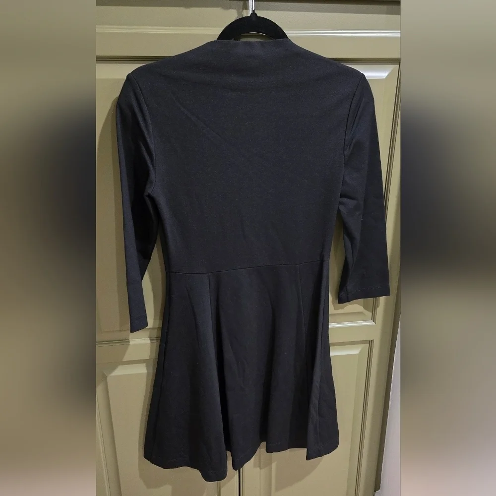 NWT Broome Street Kate Spade New York black everyday ponte dress - Picture 3 of 7